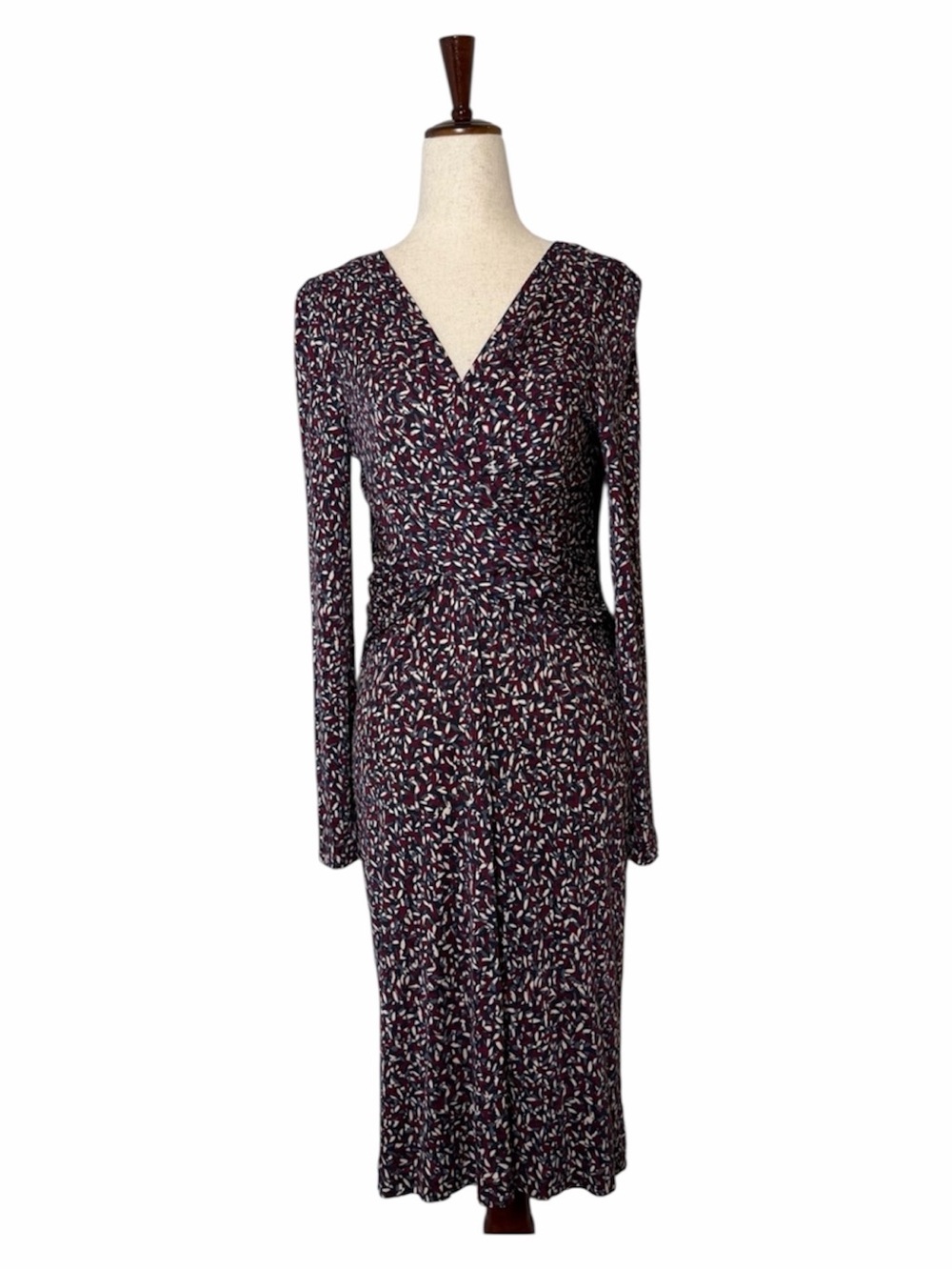 Tory Burch Agate Confetti Silk Twist Dress Small